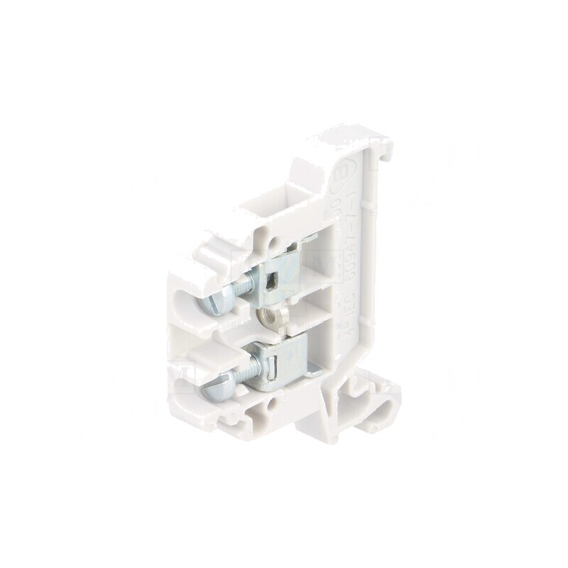 Conector Îmbinare Șine Gri 6,4mm 2 Borne 0,5-4mm2 | Electronic-mag.ro | Componente Electronice