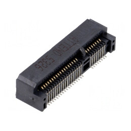 Conector PCI Express Mini Orizontal SMT Aurit 52 PIN 0.5A | Electronic-mag.ro | Componente Electronice