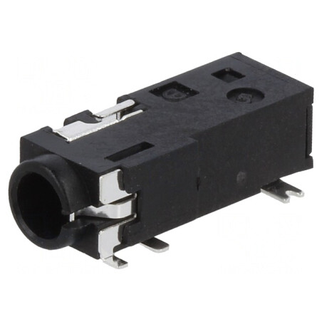Soclu Jack 3,5mm Mamă Stereo cu Întrerupător Dublu | Electronic-mag.ro | Componente Electronice