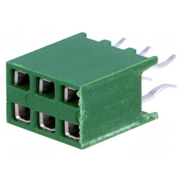 Soclu Pini HV-100 Mamă 6-Pin 2,54mm THT 2x3 | Electronic-mag.ro | Componente Electronice