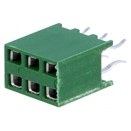 Soclu Pini HV-100 Mamă 6-Pin 2,54mm THT 2x3 | Electronic-mag.ro | Componente Electronice