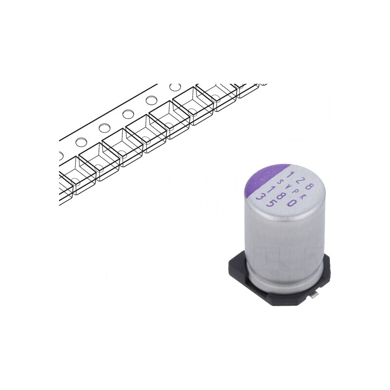Condensator Polimeric 180uF 35V SMD | Electronic-mag.ro | Componente Electronice