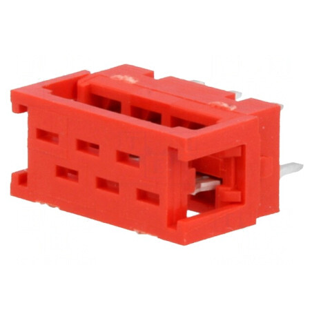 Adaptor Micro-MaTch 6 PIN IDC THT pentru PCB și cablu-bandă | Electronic-mag.ro | Componente Electronice