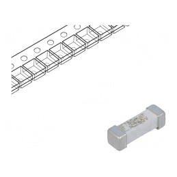 Siguranță întârziere SMD 750mA 250V 125VDC