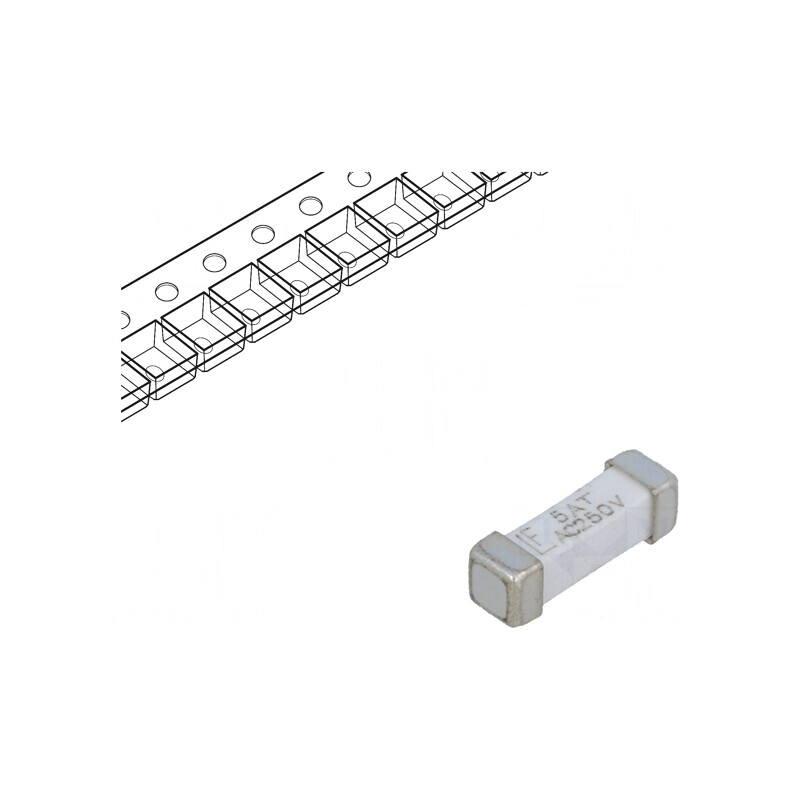 Siguranță întârziere 5A 250V 125VDC SMD | Electronic-mag.ro | Componente Electronice