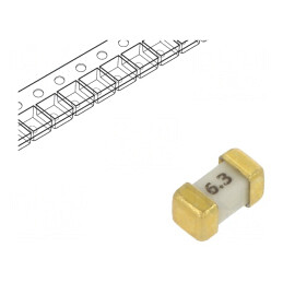 Siguranță Ultra-Rapidă 6,3A SMD 32VAC 75VDC | Electronic-mag.ro | Componente Electronice