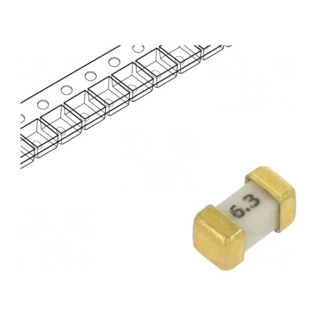 Siguranță Ultra-Rapidă 6,3A SMD 32VAC 75VDC | Electronic-mag.ro | Componente Electronice