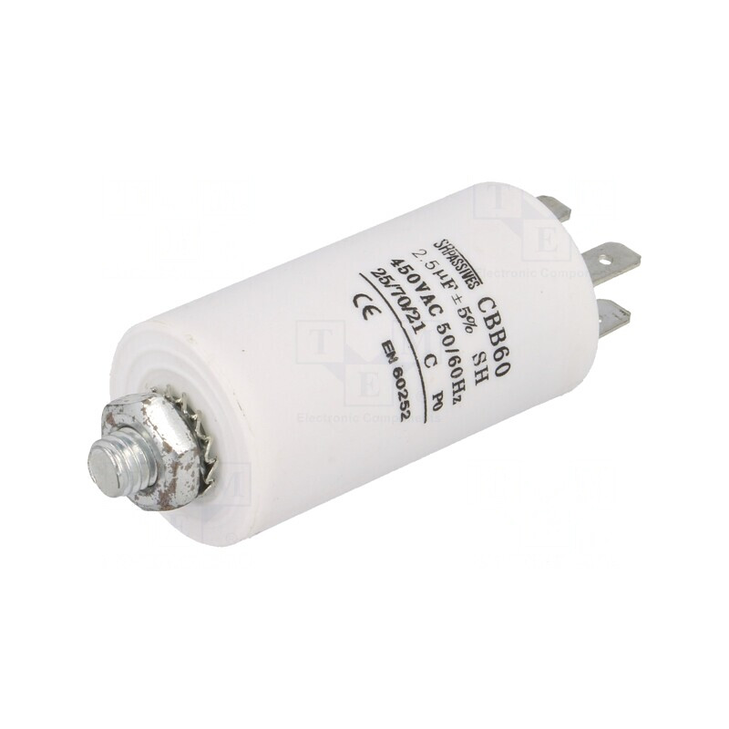 Condensator Funcționare Motoare 2.5uF 450V | Electronic-mag.ro | Componente Electronice