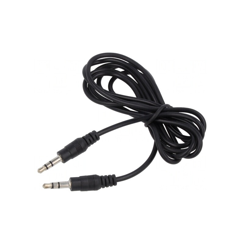 Cablu Audio Jack 3.5mm 1.5m Negru PVC | Electronic-mag.ro | Componente Electronice