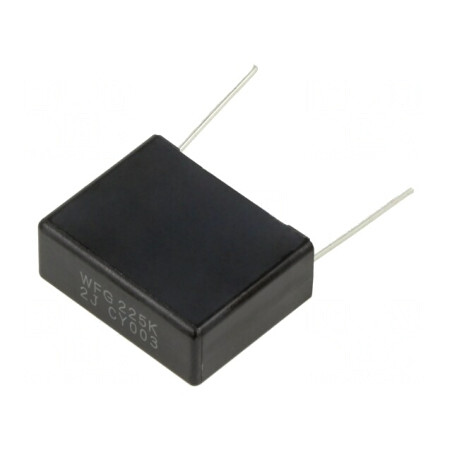 Condensator Polipropilenă 2.2uF 12x25x31.5mm ±10% | Electronic-mag.ro | Componente Electronice