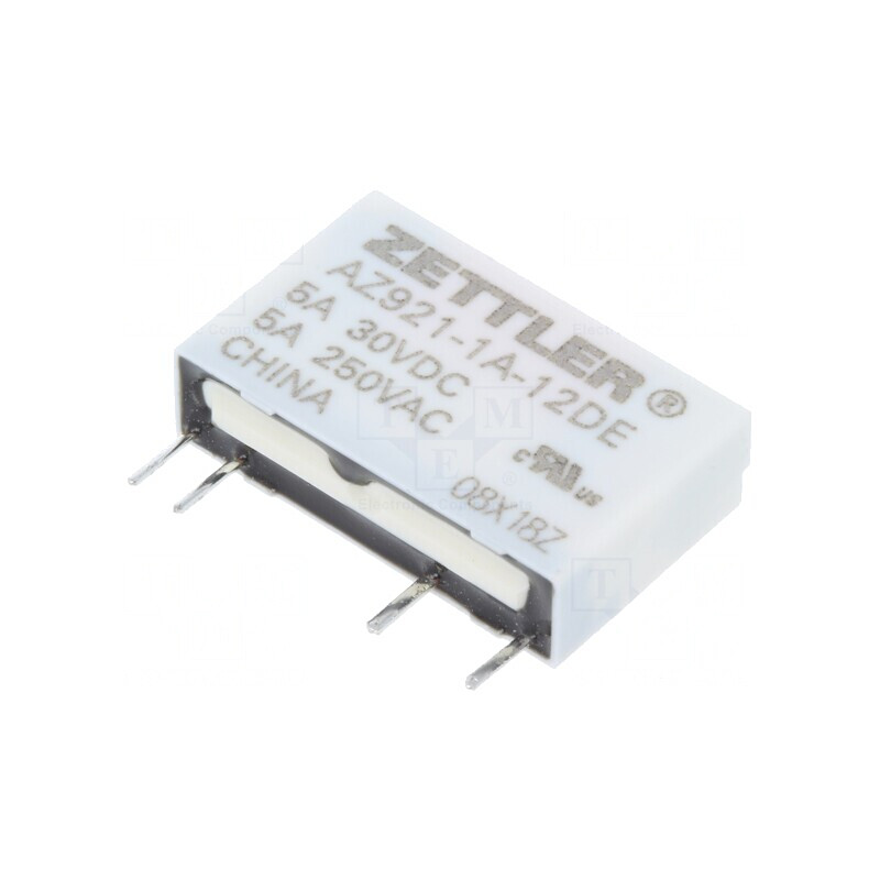 Releu Electromagnetic 12VDC 5A | Electronic-mag.ro | Componente Electronice