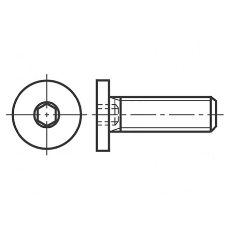 Șurub M10x30 Imbus Cap Rotund Oțel | Electronic-mag.ro | Componente Electronice