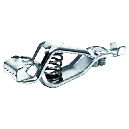 Bornă crocodil 10A 11mm cositorit | Electronic-mag.ro | Componente Electronice