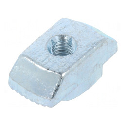 Piuliță pentru profile 10mm oțel | Electronic-mag.ro | Componente Electronice