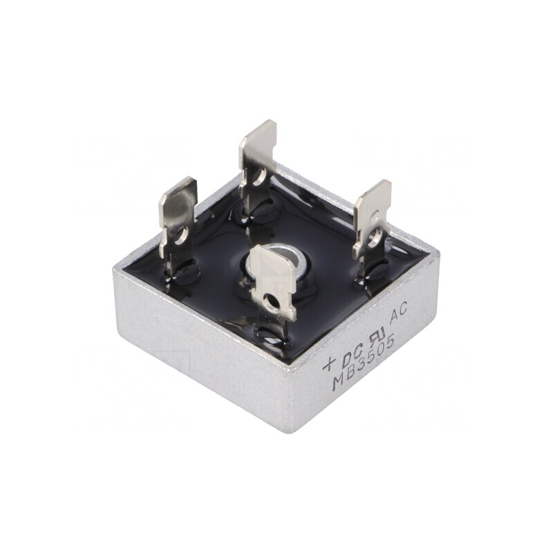 Punte Redresoare Monofazată 50V 35A MB-25 | Electronic-mag.ro | Componente Electronice Punte Redresoare Monofazată 50V 35A MB-25 | Electronic-mag.ro | Componente Electronice