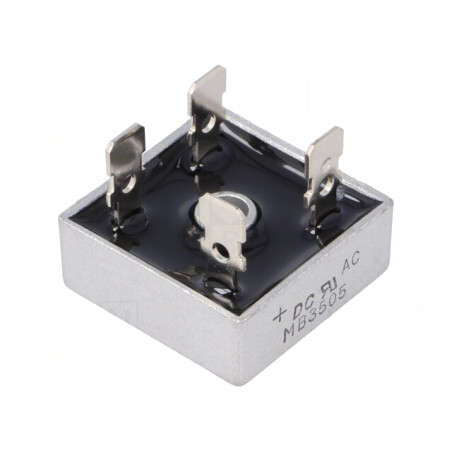 Punte Redresoare Monofazată 50V 35A MB-25 | Electronic-mag.ro | Componente Electronice