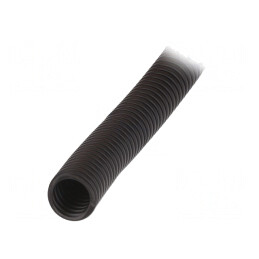 Tub protecție negru 16mm polipropilenă -20÷90°C