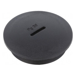 Capac de protecție PG36 IP54 negru poliamidă 10mm | Electronic-mag.ro | Componente Electronice