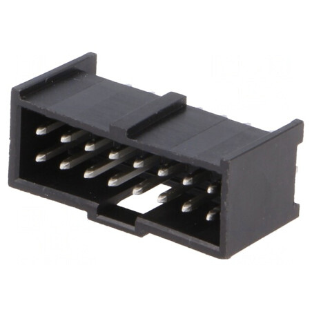 Soclu dreptunghiular tată 16 PIN 2,54mm THT | Electronic-mag.ro | Componente Electronice
