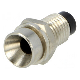 Montură LED 3mm Încastrat Nichel | Electronic-mag.ro | Componente Electronice