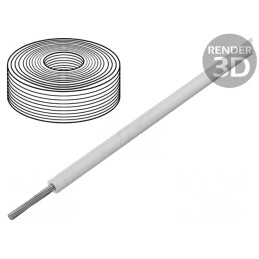 Cablu Siliconic Alb 1x2.5mm² 300V/500V | Electronic-mag.ro | Componente Electronice
