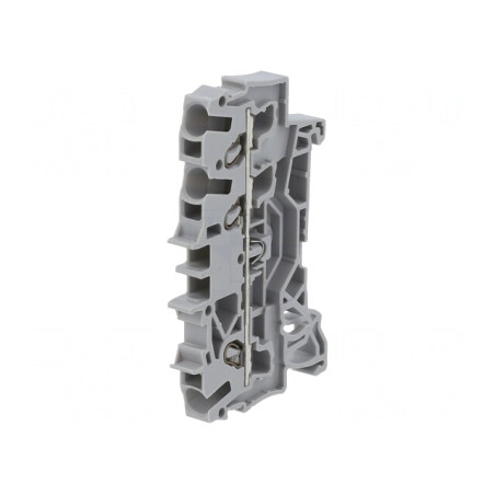 Conector Șine 2,5mm2 3 Borne Gri 5,2mm | Electronic-mag.ro | Componente Electronice