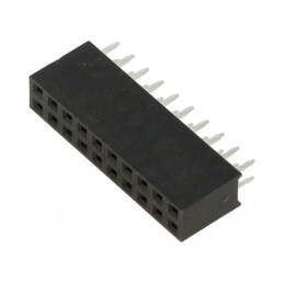 Soclu Pin Mamă 20P 2,54mm THT PCB Drept | Electronic-mag.ro | Componente Electronice
