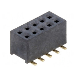 '5 Pos. Female DIL Vertical SMT Connector' | Electronic-mag.ro | Componente Electronice