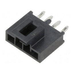 Conector vertical Nano-Fit 2.50mm prin orificiu | Electronic-mag.ro | Componente Electronice