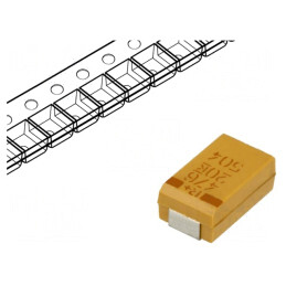 Condensator Tantal Low ESR 47uF 20V SMD 2917