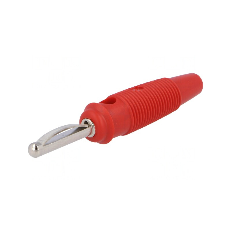 Mufă Banană 4mm Roșie 16A 60VDC Nichelat 1.5mm² | Electronic-mag.ro | Componente Electronice Mufă Banană 4mm Roșie 16A 60VDC Nichelat 1.5mm² | Electronic-mag.ro | Componente Electronice