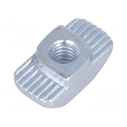 Piuliță oțel pentru profile 8mm cu cuplu crescător | Electronic-mag.ro | Componente Electronice