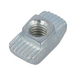 Piuliţă oţel zinc 40mm pentru profile 8mm | Electronic-mag.ro | Componente Electronice