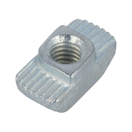 Piuliţă oţel zinc 40mm pentru profile 8mm | Electronic-mag.ro | Componente Electronice