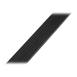 Garnitură EPDM Autoadezivă 4mm x 20mm x 50m Neagră | Electronic-mag.ro | Componente Electronice