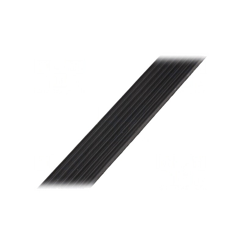 Garnitură EPDM Autoadezivă 4mm x 20mm x 50m Neagră | Electronic-mag.ro | Componente Electronice