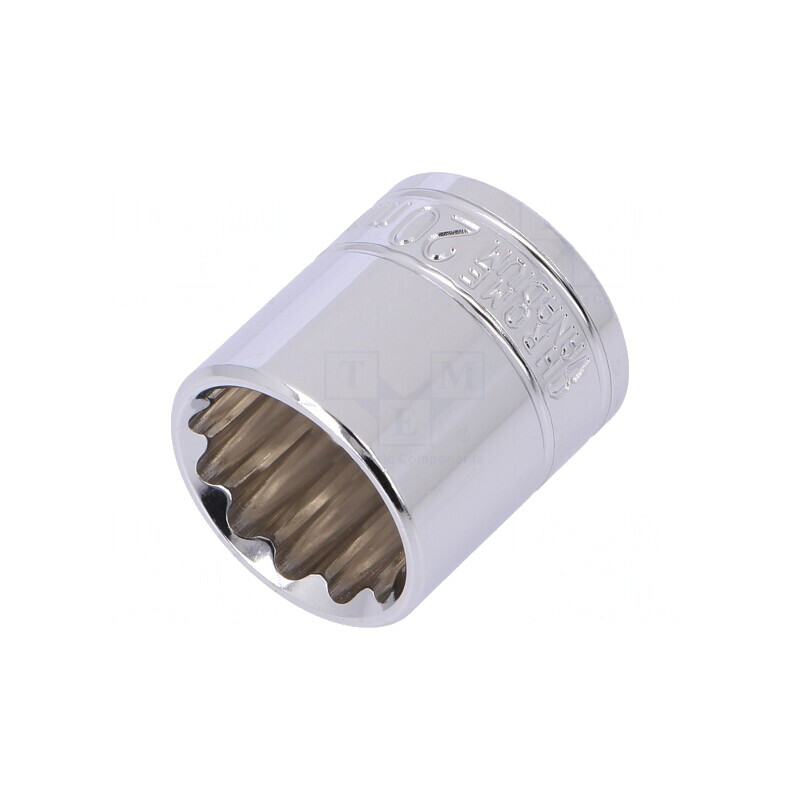 Tubulară 12-puncte 3/8 20mm Oțel Crom-Vanadium | Electronic-mag.ro | Componente Electronice