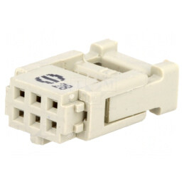 Mufă IDC Mamă 6 Pini Cablu-Bandă 1,27mm 2,54mm | Electronic-mag.ro | Componente Electronice