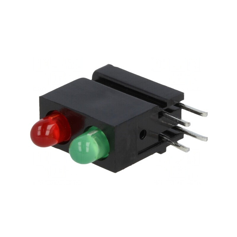 LED Roșu/Verde 3mm 20mA | Electronic-mag.ro | Componente Electronice