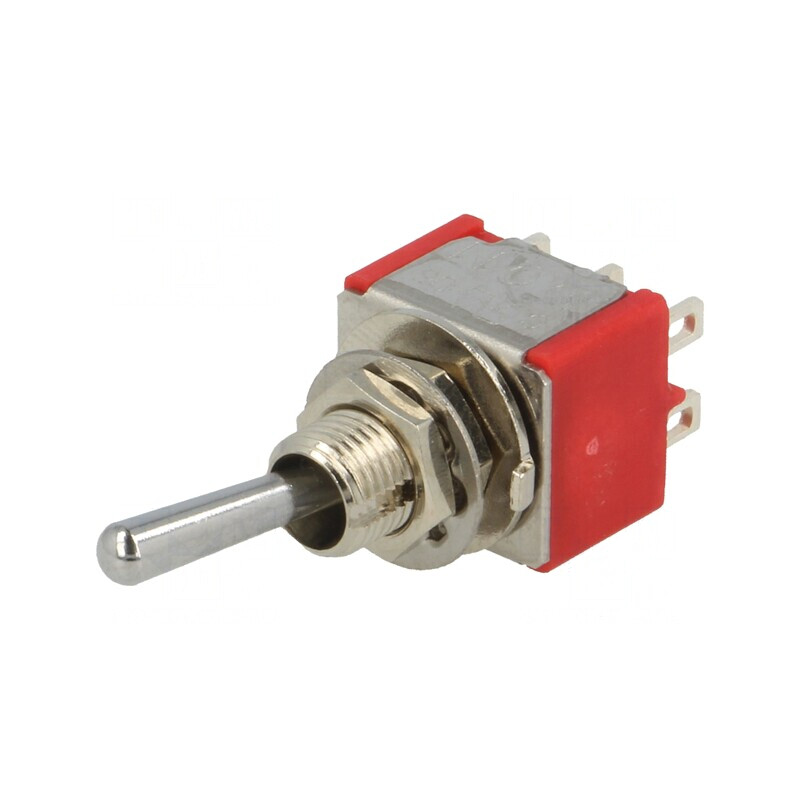 Comutator basculant DPDT ON-ON 2A/250VAC 5A/28VDC | Electronic-mag.ro | Componente Electronice