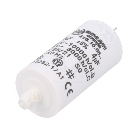 Condensator Motor 4uF 475VAC ±5% | Electronic-mag.ro | Componente Electronice