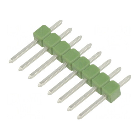 Conector Header 8 pini 2.54mm Drept AMPMODU MOD II | Electronic-mag.ro | Componente Electronice
