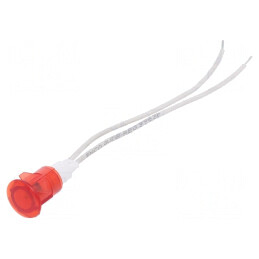 Lampă de Control Neon Roșie 230V 13mm | Electronic-mag.ro | Componente Electronice