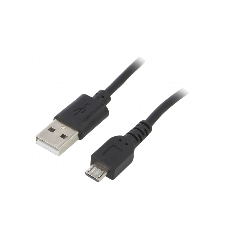 Cablu USB 2.0 A la Micro B 0,6m | Electronic-mag.ro | Componente Electronice