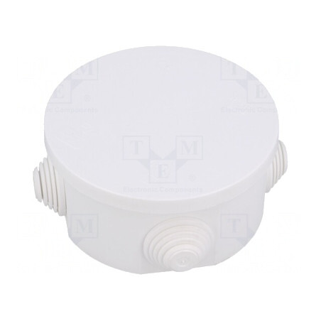 Cutie de Conexiuni Polipropilenă 90mm | Electronic-mag.ro | Componente Electronice