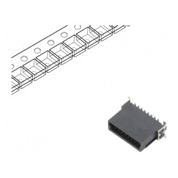 Conector PCB-PCB Tată 16 PIN 1,27mm Termoplast