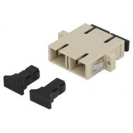 Conector Fibră Optică Duplex Multimod Mamă | Electronic-mag.ro | Componente Electronice
