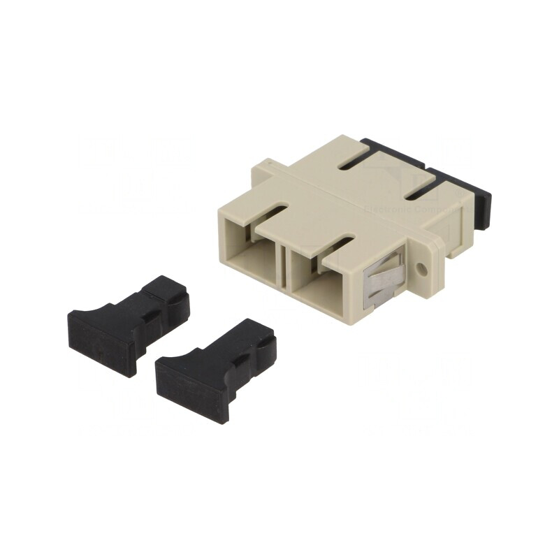 Conector Fibră Optică Duplex Multimod Mamă | Electronic-mag.ro | Componente Electronice