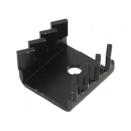 Radiator TO220 Negru 11x22x19.2mm | Electronic-mag.ro | Componente Electronice