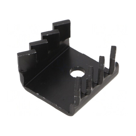 Radiator TO220 Negru 11x22x19.2mm | Electronic-mag.ro | Componente Electronice
